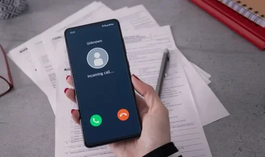 A Phone Receiving a Call
